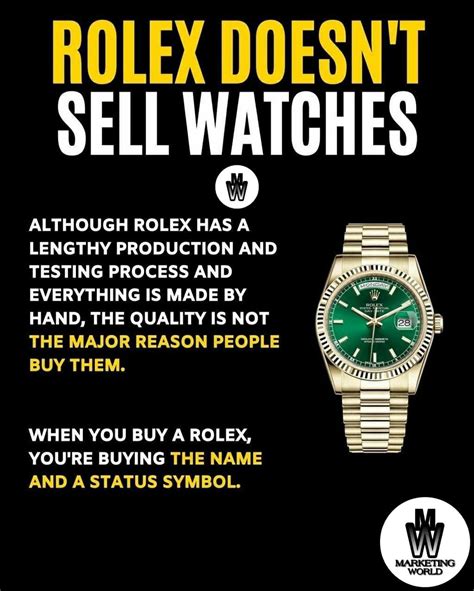 rolex sells status not watches|are Rolex watches scarce.